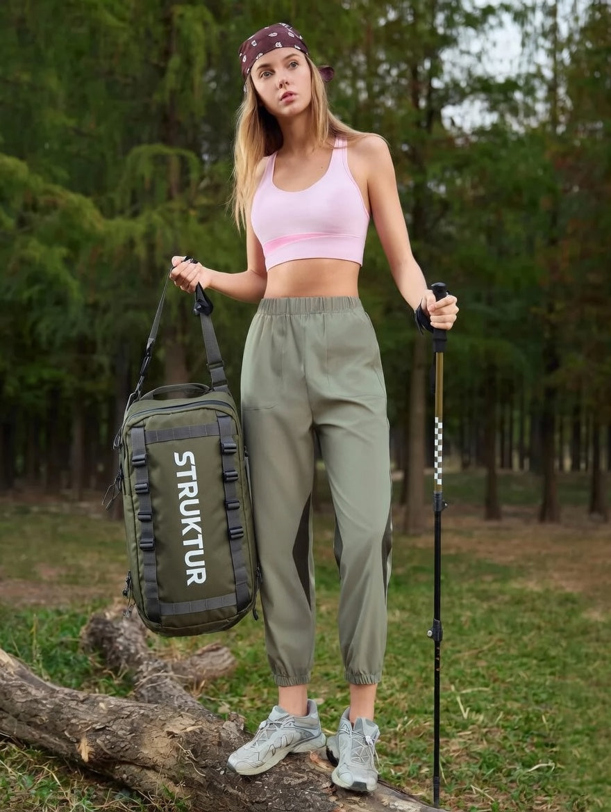 Vielseitiger All-Terrain Jogger – Olive & Black Edition