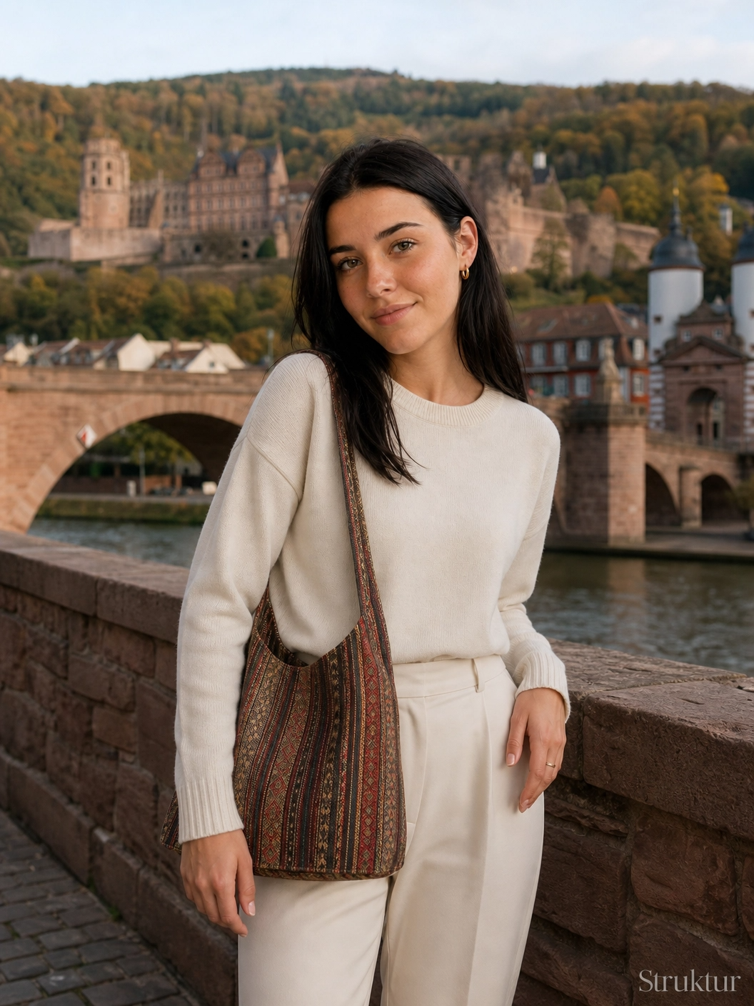 Boho-Jacquardtasche – Heidelberg Edition