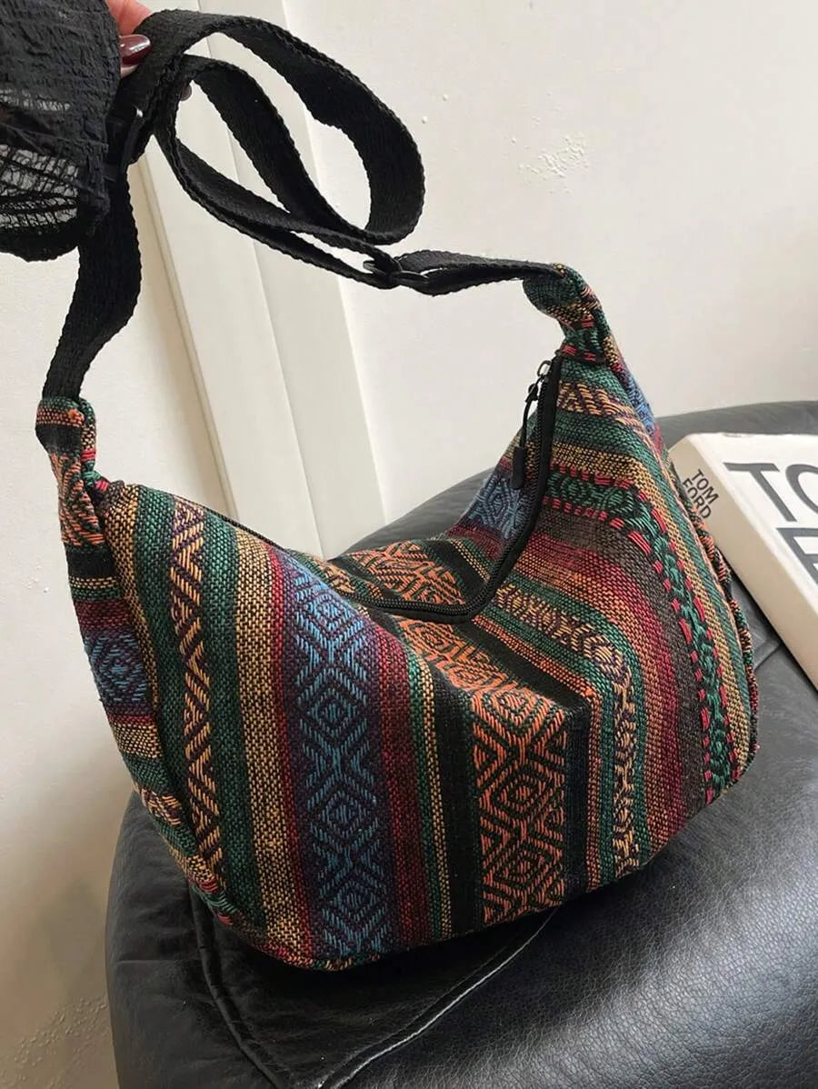 Vintage Ethno-Umhängetasche