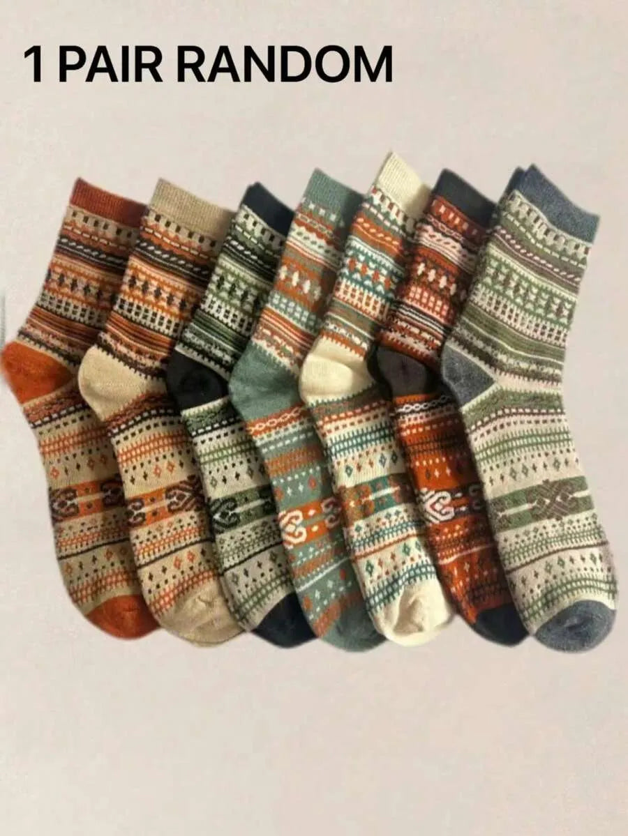 Boho Chic Socken-Set mit 5 Paar