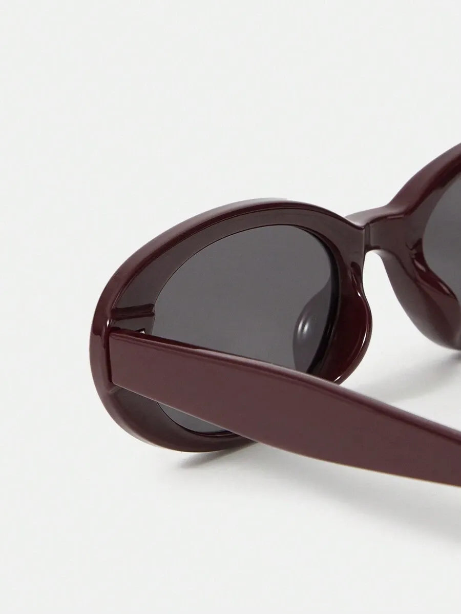 Obsidian Rechteckige Statement-Sonnenbrille