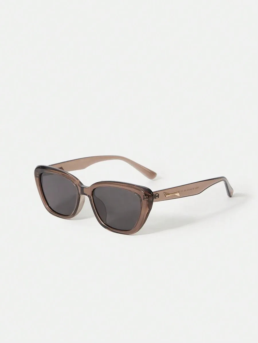 Glänzende Cat-Eye-Sonnenbrille