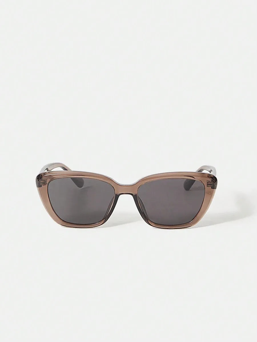 Glänzende Cat-Eye-Sonnenbrille