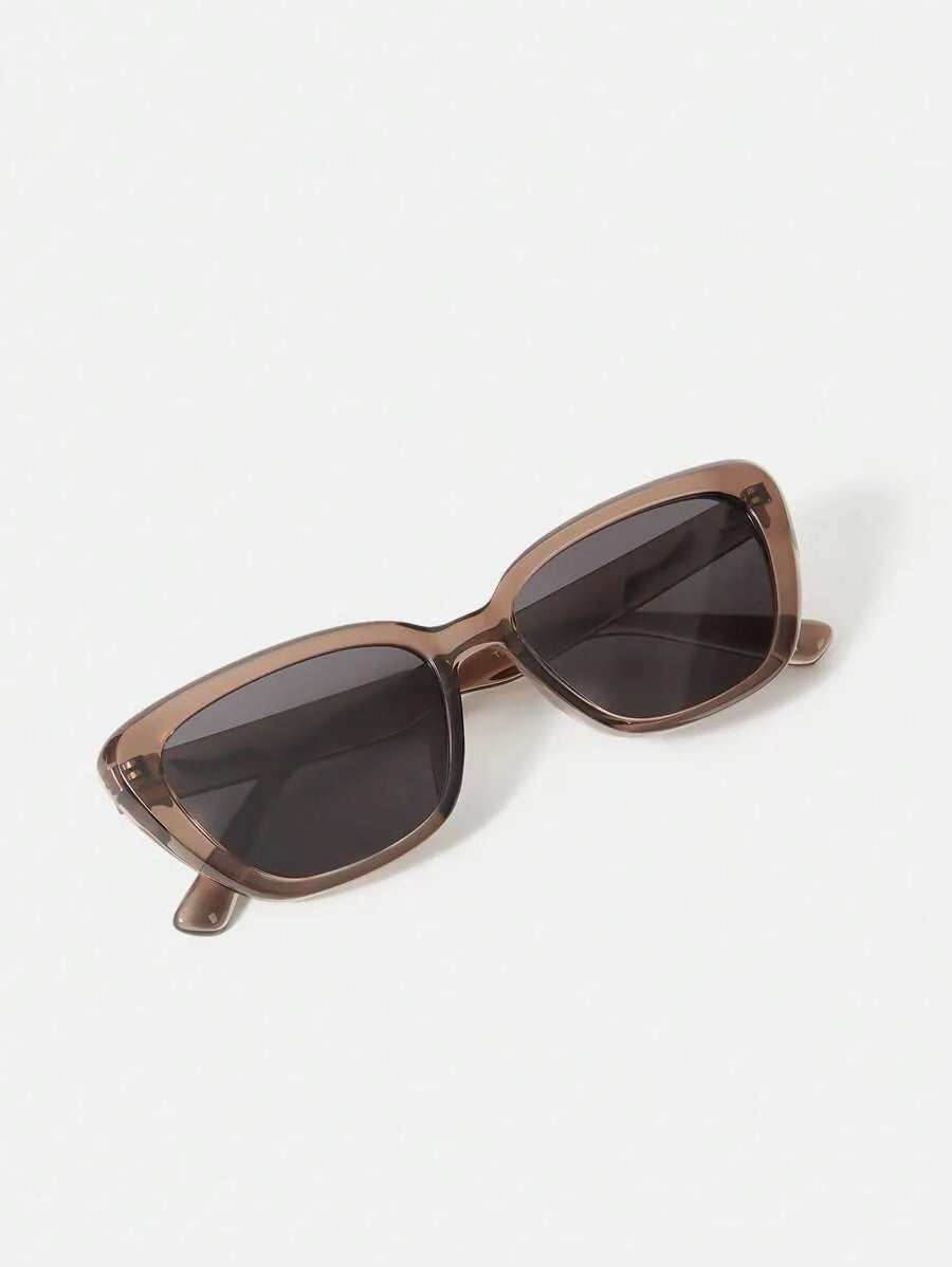 Glänzende Cat-Eye-Sonnenbrille