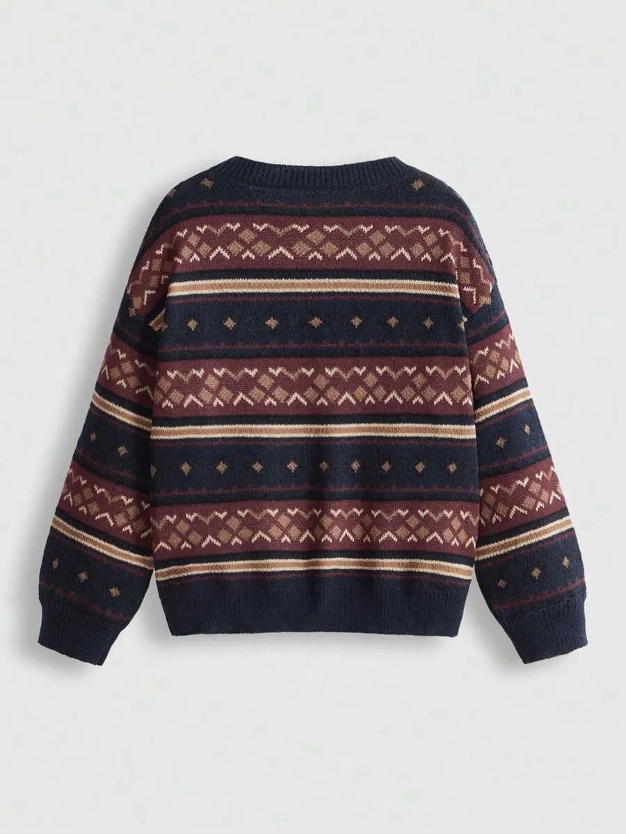 Fair-Isle-Strickpullover