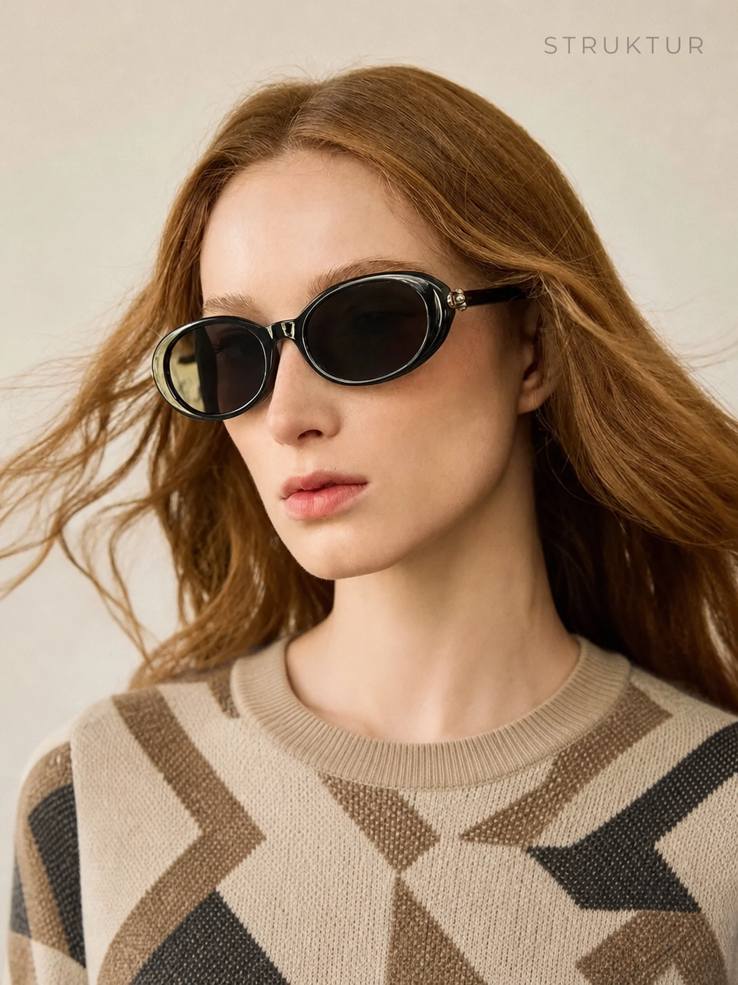 Aero Sculpted Cat-Eye Sonnenbrille