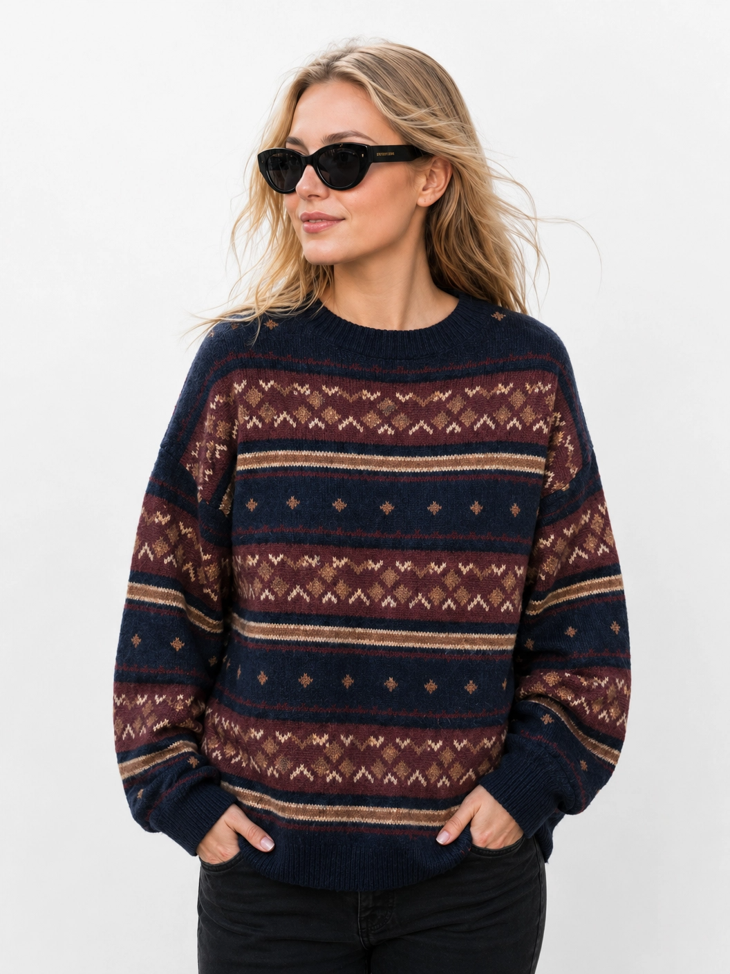 Fair-Isle-Strickpullover